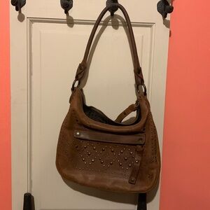 Frye leather hobo bag